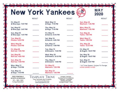new york yankees game schedule 2020 2021